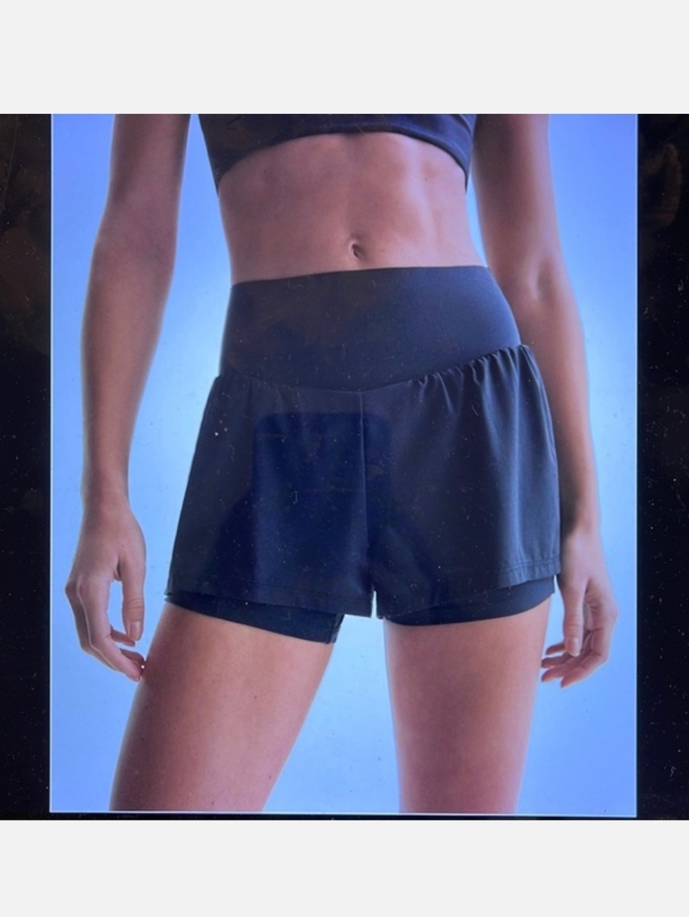OYSHO Fitness blue shorts size medium